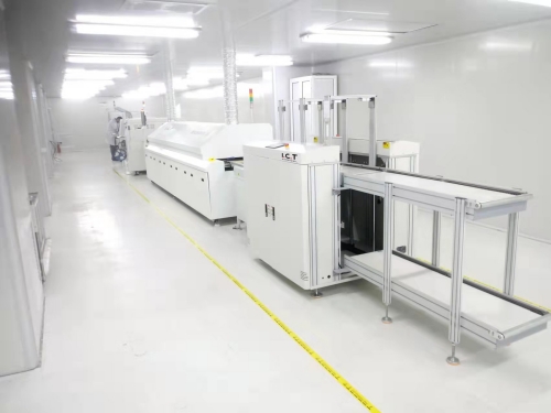 I.C.T Full-auto SMT production Line for TV LED Bar in Algeria ICT Fuldautomatisk SMT produktionslinje til TV LED Bar i Algeriet