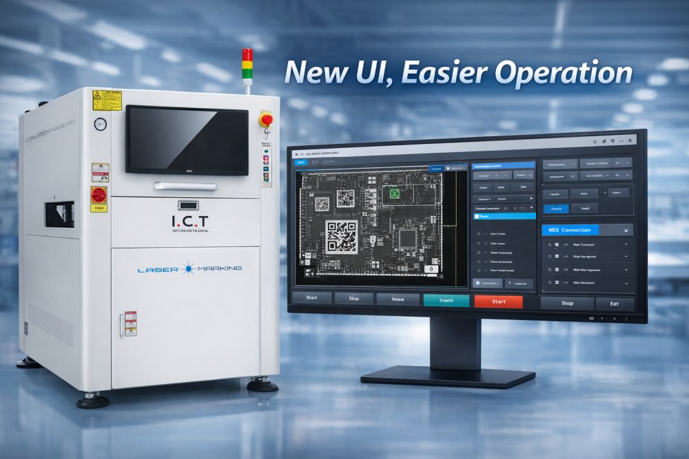 SMT laser marking machine SMT laser mærkningsmaskine