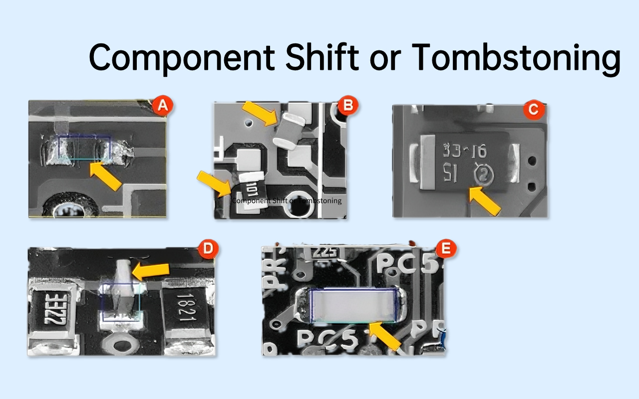 5. Defects AOI Excels At — Where X-ray Is Less Effective 5. Defekter AOI udmærker sig ved — hvor røntgen er mindre effektiv