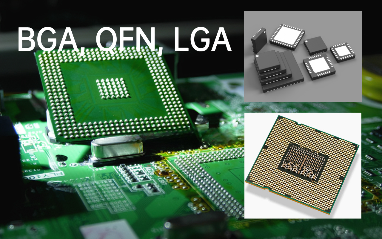 1.2 Rise of BGA, QFN, LGA-Defects Become Hidden 1.2 Stigning af BGA, QFN, LGA-defekter bliver skjulte