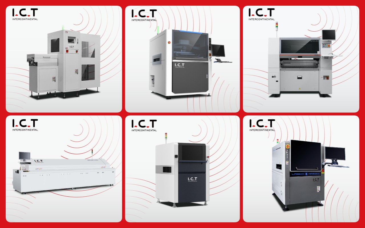 1 SMT Line with SMT Machine 01 1 SMT-linje med SMT-maskine 01