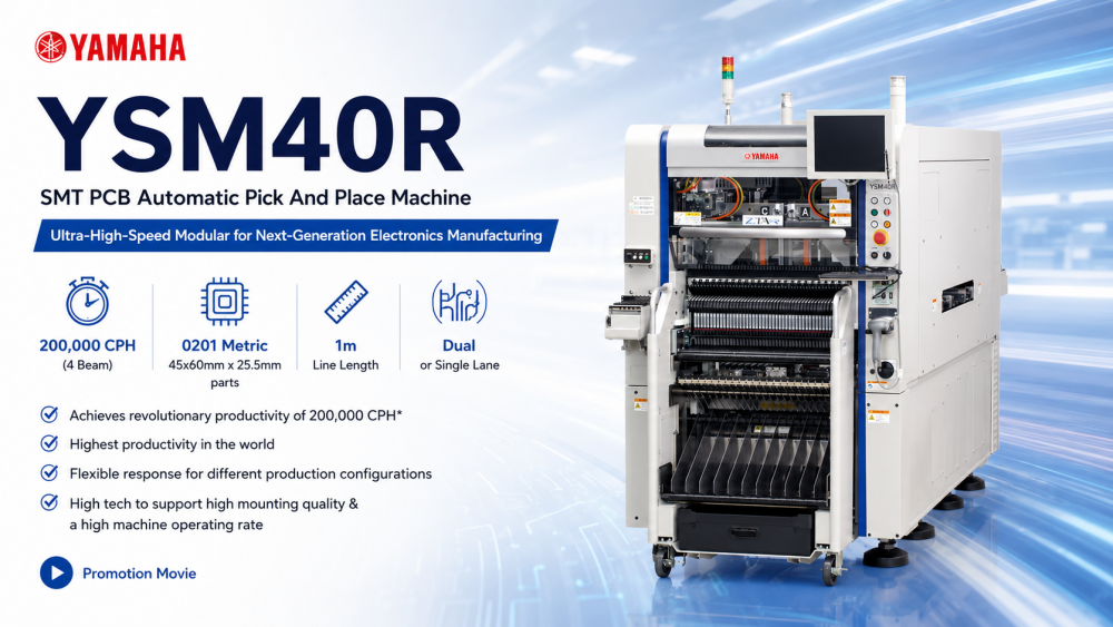Yamaha Yamaha SMT PCB Automatic Pick And Place Machine Yamaha Yamaha SMT PCB Automatisk Pick And Place Machine