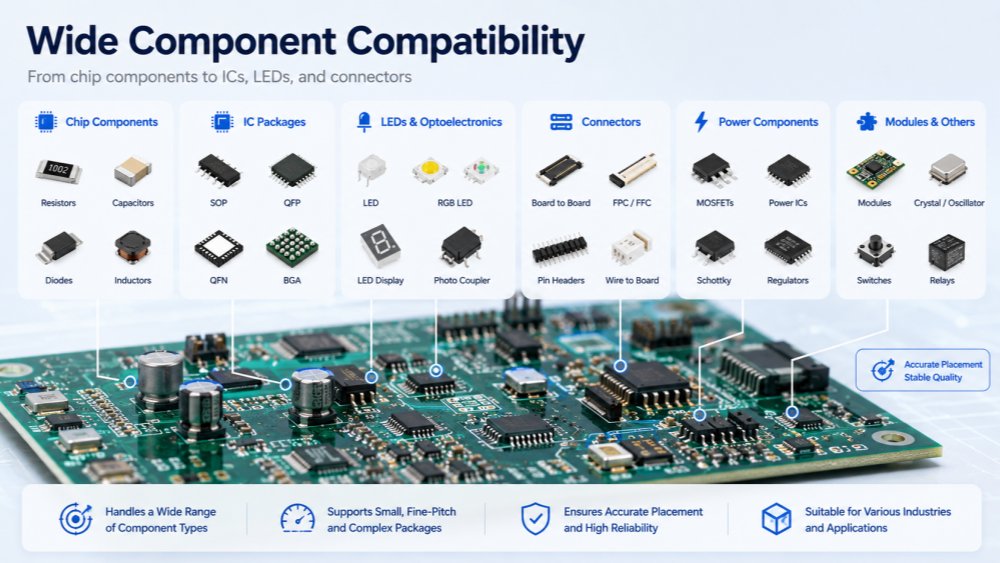 Wide component compatibility Bred komponentkompatibilitet