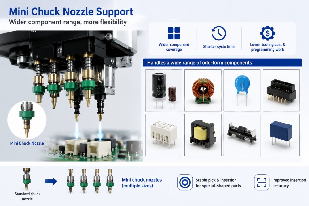 Mini Chuck Nozzle Support Mini Chuck dysestøtte