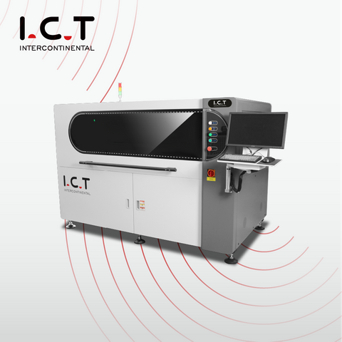 ICT-1200 |1,2 meter SMT fuldautomatisk LED-stencilprinter