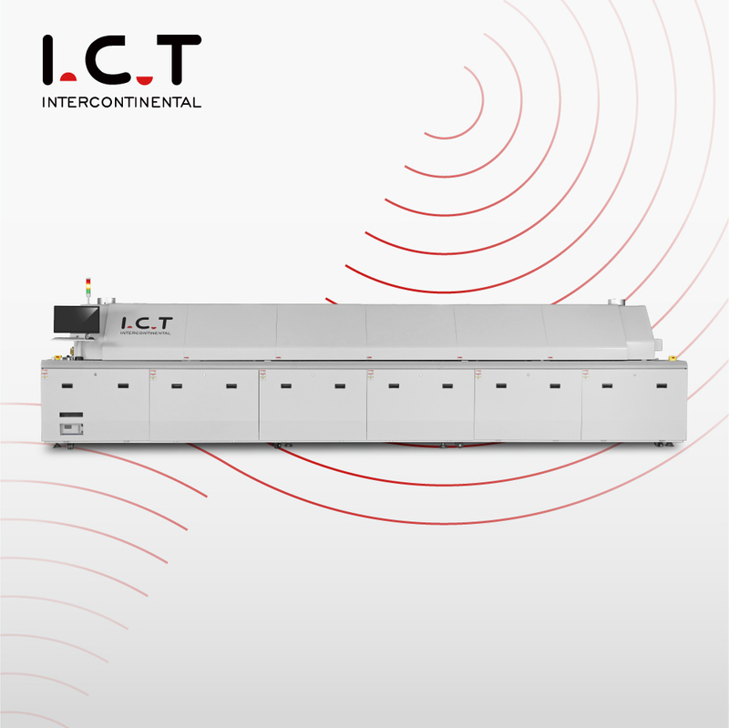 ICT-L10 |Reflow-ovne af høj kvalitet til SMT-loddemaskine med fabrikspris
