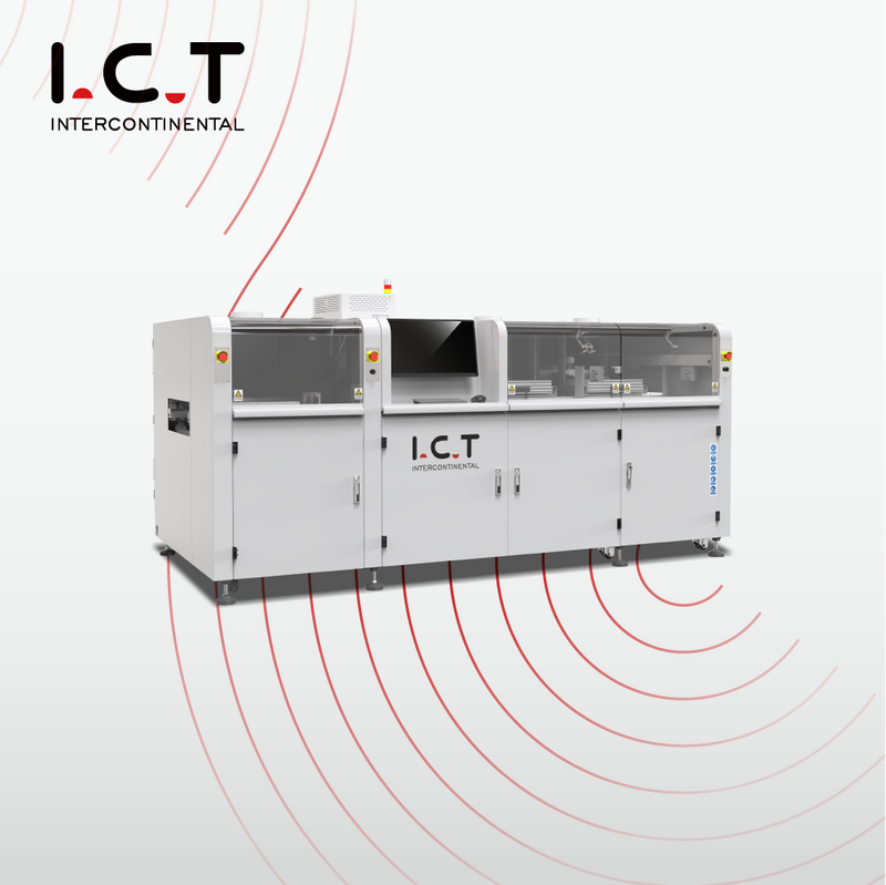 ICT-SS550P1 |Fuldautomatisk online PCB-selektiv bølgeloddemaskine med 2 loddepotter 
