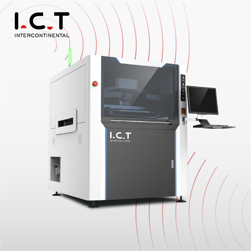 Fuldautomatisk SMT PCB Screen Stencil Printer Machine Automatisk Model ICT-5151 