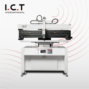IKT |Semi-automatisk vakuum stencil Screen printer til påføring af lodde