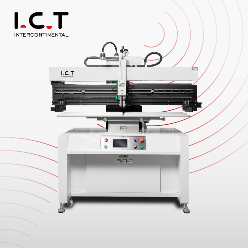 IKT-P12 |Semi-automatisk SMT-skærmstencilprinter med høj præcision i SMD-samlebånd