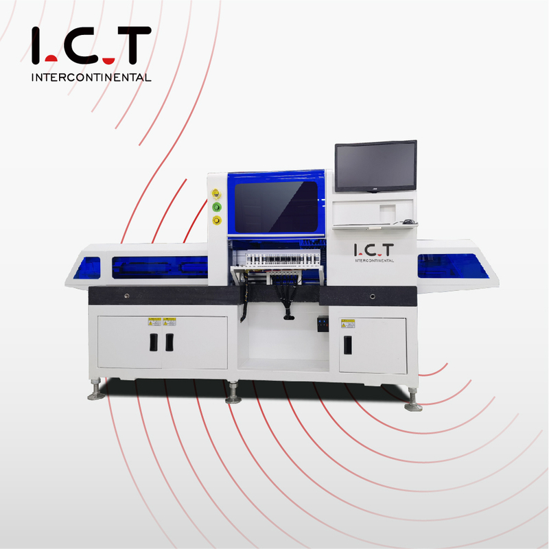 IKT |High Speed ​​Conveyor Type Pick and Place Machine LED 2 Head Low Cost PCB Samling
