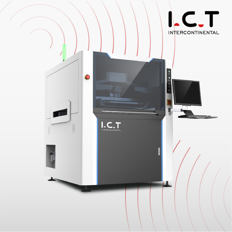Fuldautomatisk online SMT LED-skærmramme Loddepasta-printer High End Model ICT-6534