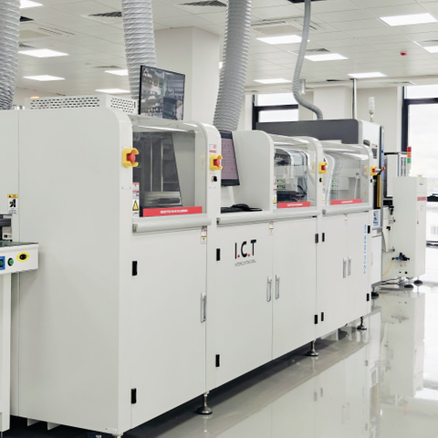ICT-SS550P1 | Fuldautomatisk online PCB-selektiv bølgeloddemaskine med 2 loddepotter 