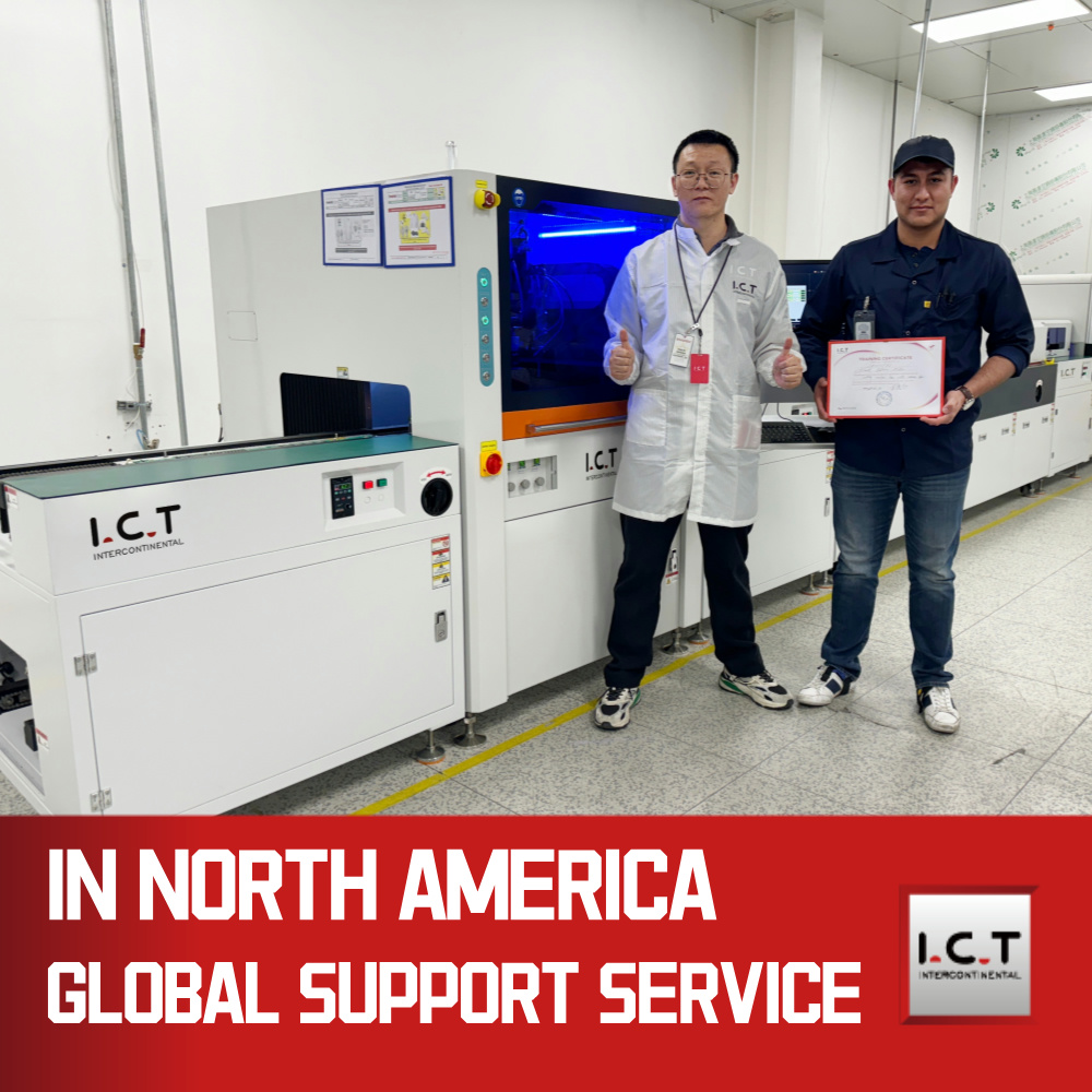 IKT | SMT Double Digital Conformal Coating Machine PCB produktionslinje