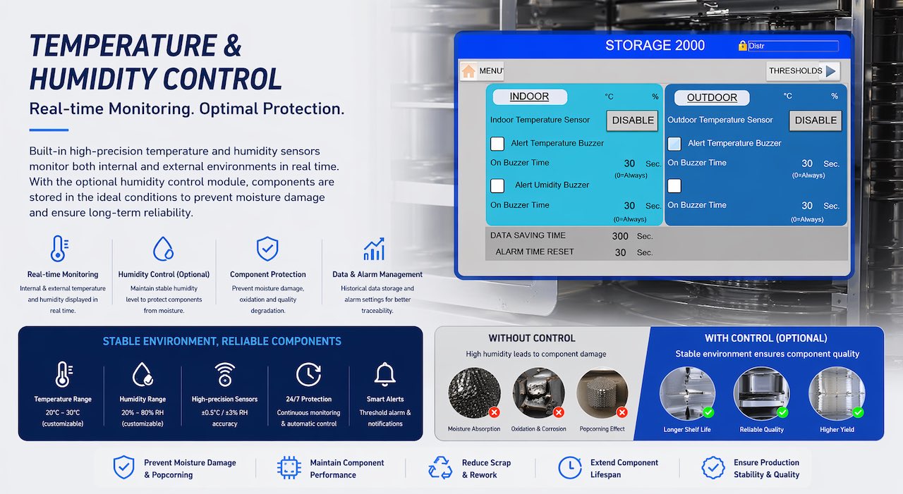 1-4 Temperature humidity control 1-4 Temperatur fugtighedskontrol