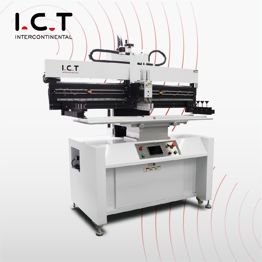 IKT |SMT Halvautomatisk stencil printermaskine Sp 400v