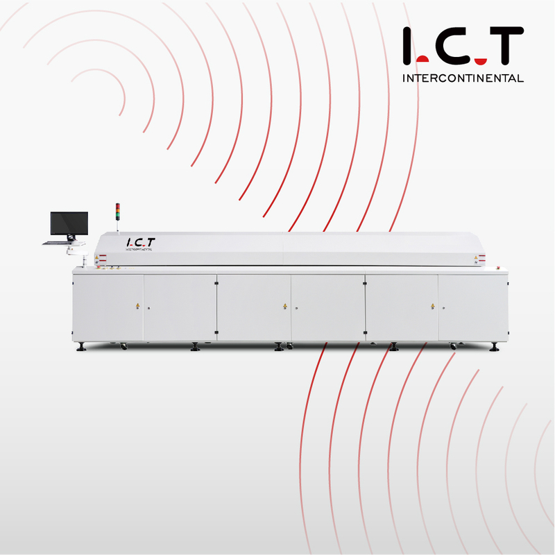 Led Special Vacuum 600MM Skrivebordstype Og Conveyor Manuel SMT Reflow Ovn