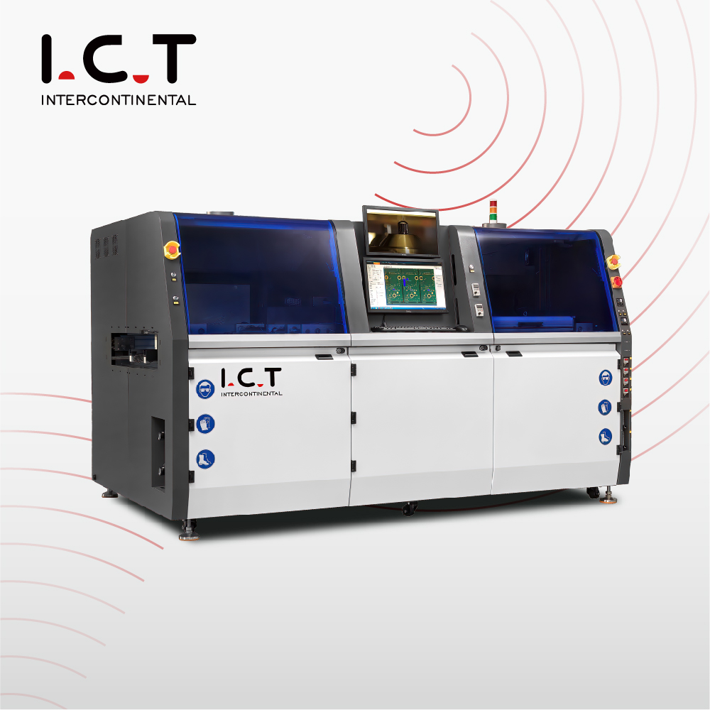 IKT |On-line selektiv bølgeloddemaskine THT Process ICT-SS350