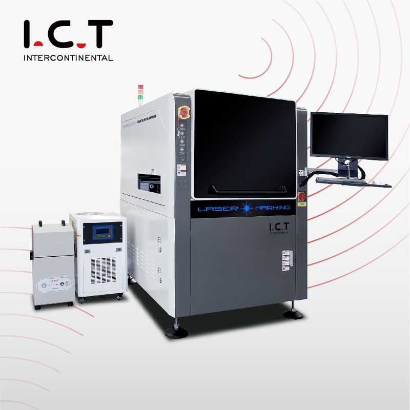 IKT |50w fiberprint lasermarkeringsmaskine