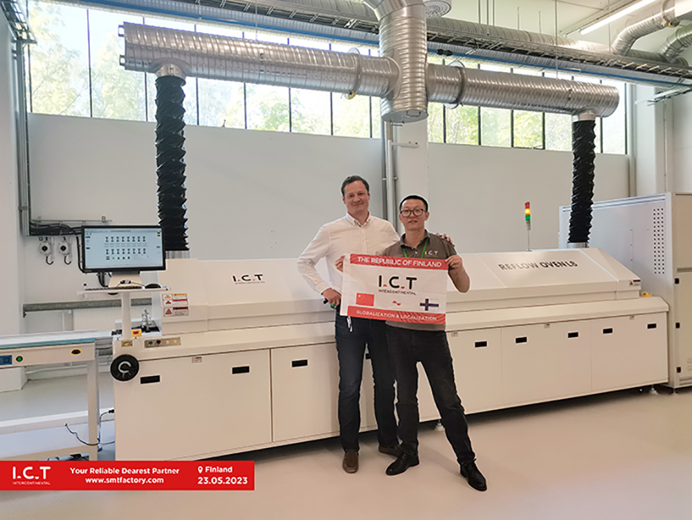 Finland Kunde fabrik reflow ovn