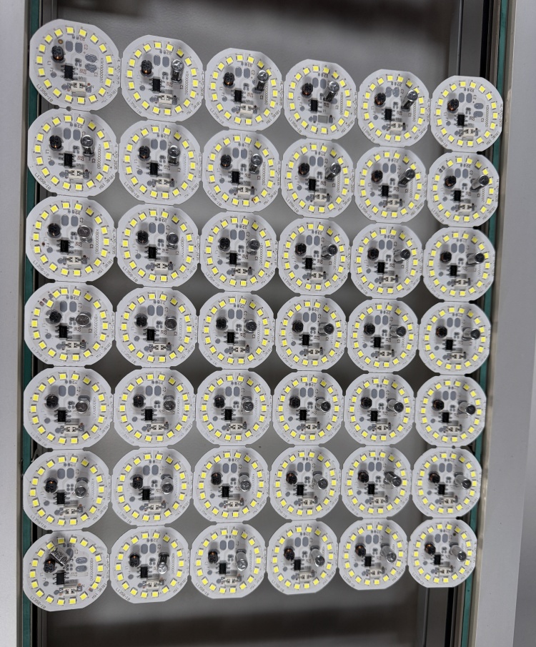 LED -prøveproduktion