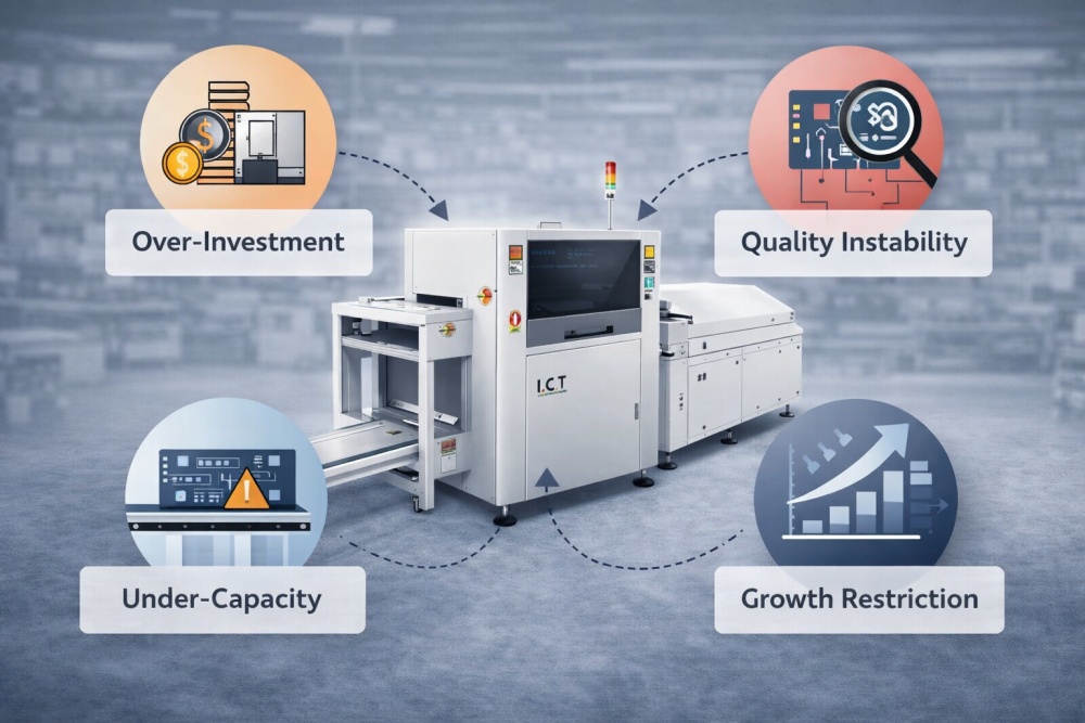 SMT fabrik eller produktionslinje