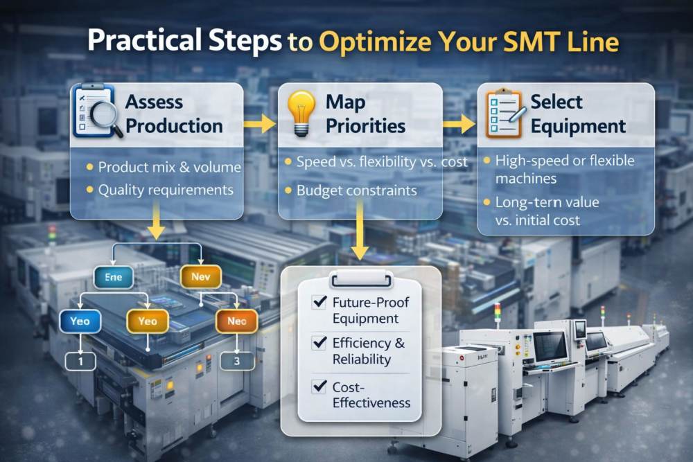 Praktiske trin til at optimere din SMT-linje