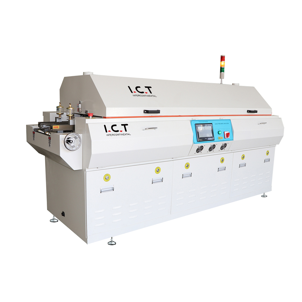 ICT-T4 |Højkvalitets SMT PCB Reflow loddeovnsmaskine