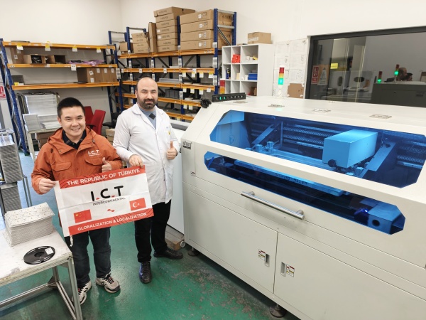 1,2 meter fuldautomatisk stencilprinter