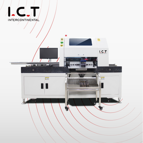 IKT |SMD Vakuumlodning Pick and Place produktionsmaskinelinje semiautomatisk