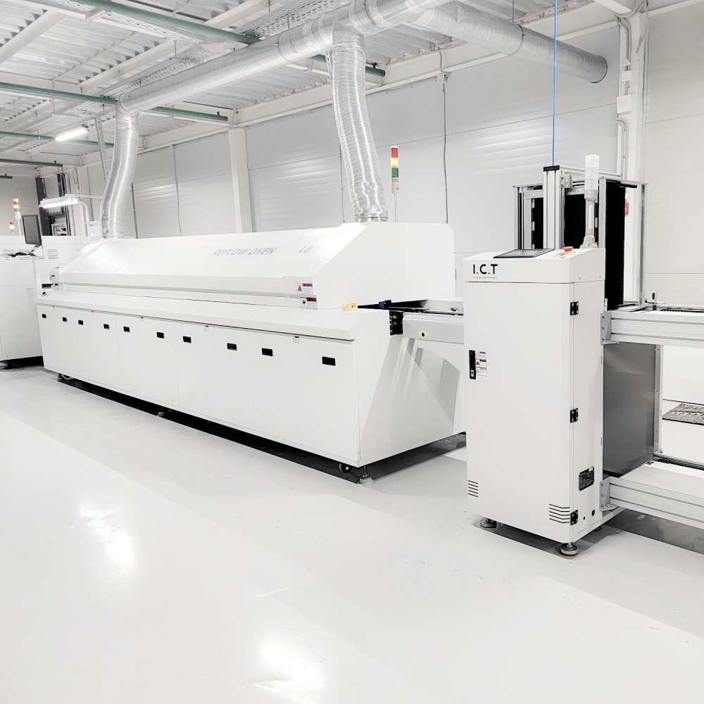 IKT | Omkostningseffektiv SMT-svejsning Reflow Lodning Reflow Ovnmaskine 600mm