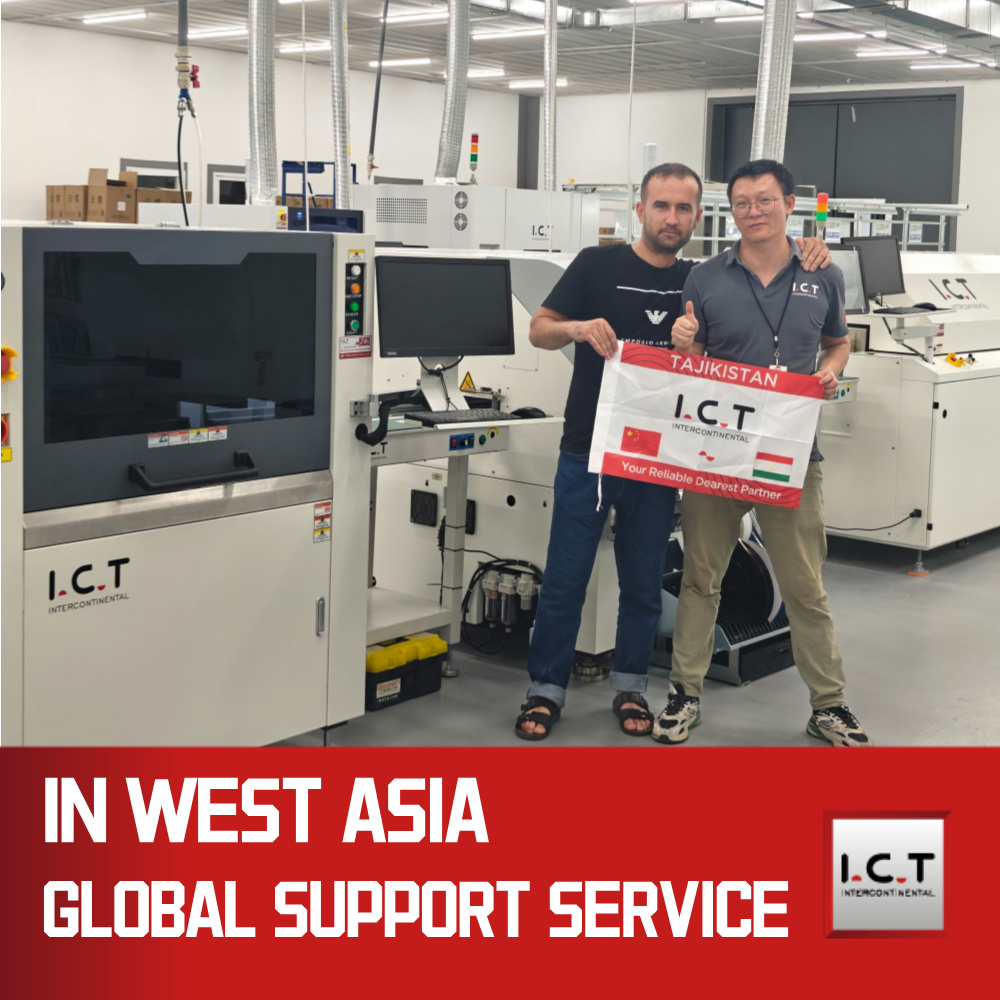 ICT-6534 | SMT loddepasta-trykmaskine til PCB-samling