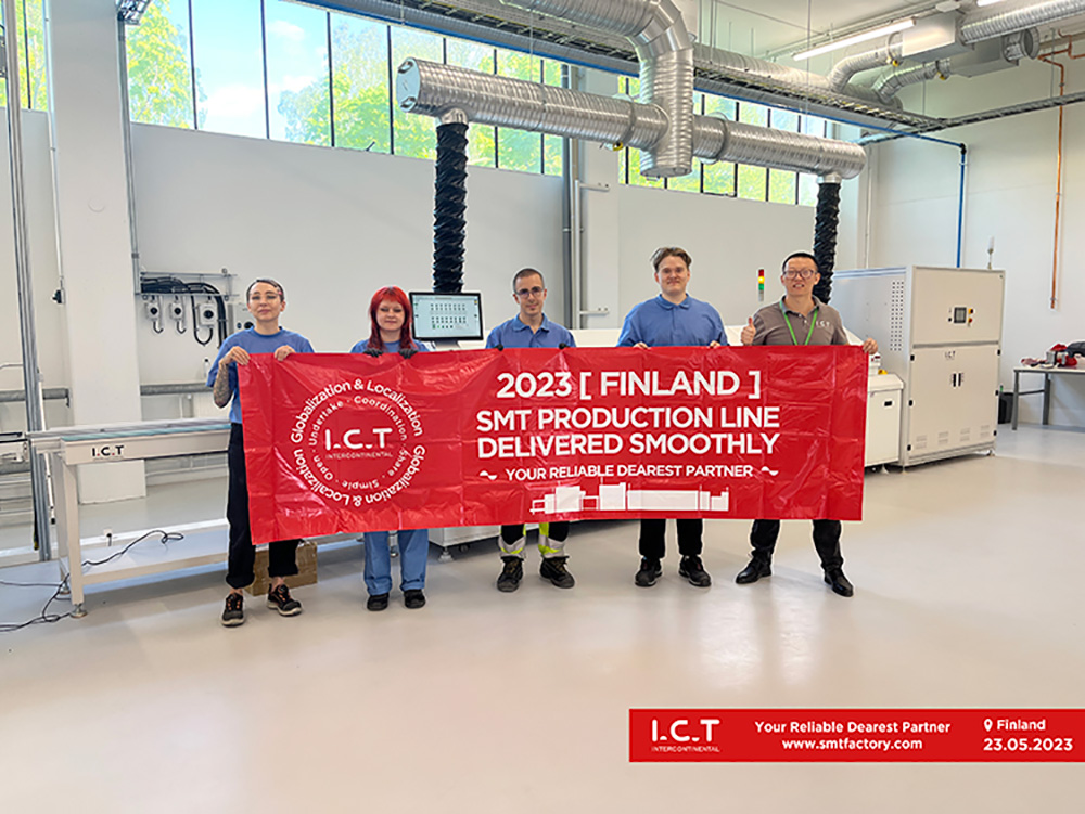 Finland kunde SMT fabrik (2)