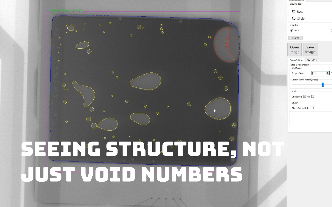 2. Hvad r&oslash;ntgenbilleder virkelig afsl&oslash;rer om BGA-tomrum
