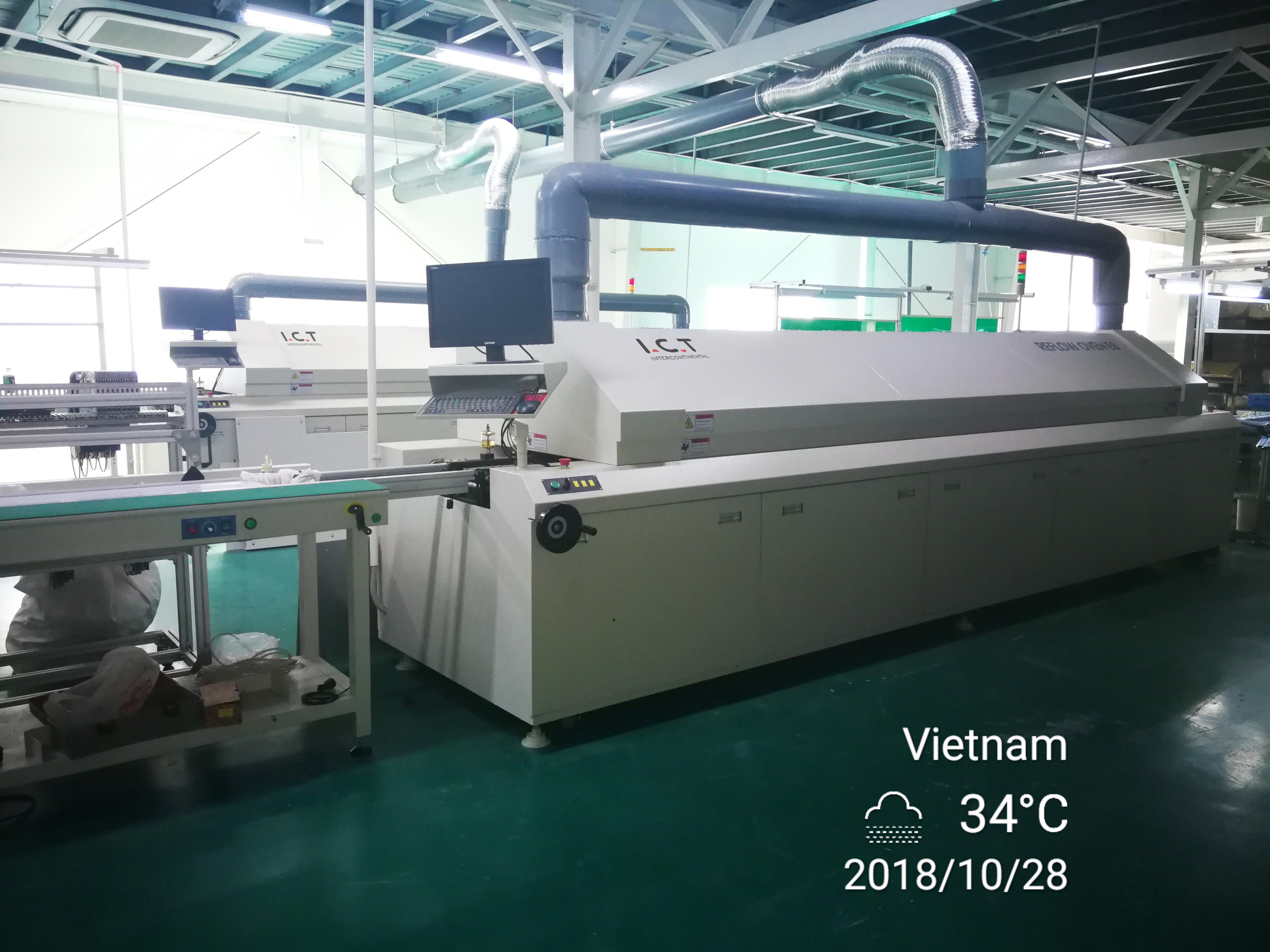 Led Special Vacuum Reflow Ovn