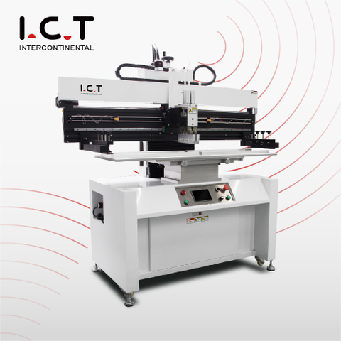 IKT |Semi-automatisk vakuum stencil Screen printer til påføring af lodde