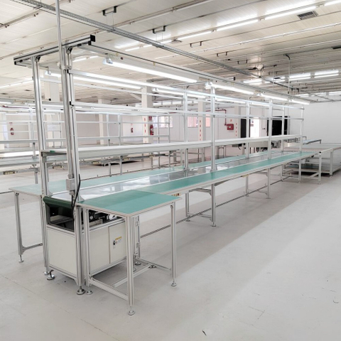 ICT LED TV SMT Samling Transportbånd Line med arbejdsborde