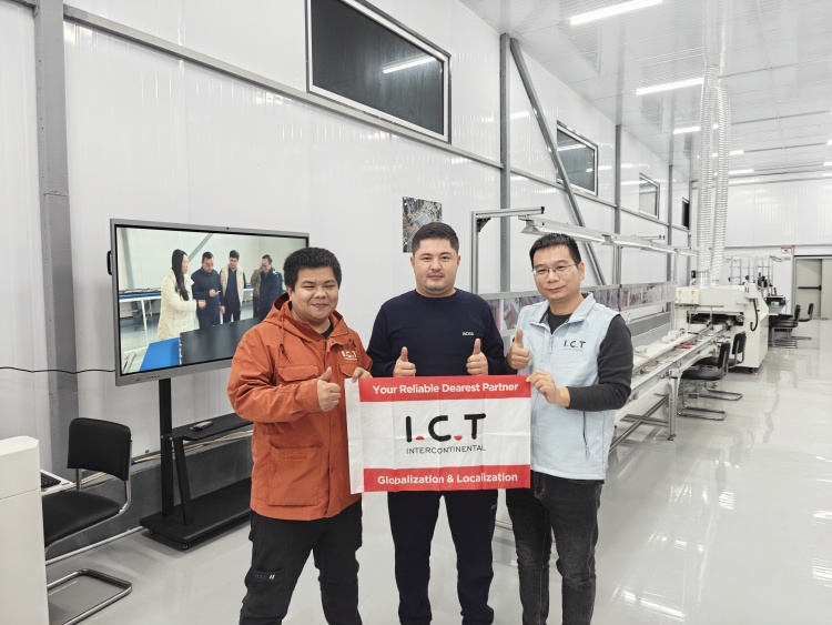 DIP produktionslinje til montering i gennemg&aring;ende hul