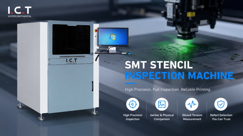 smt stencil inspektionsmaskine