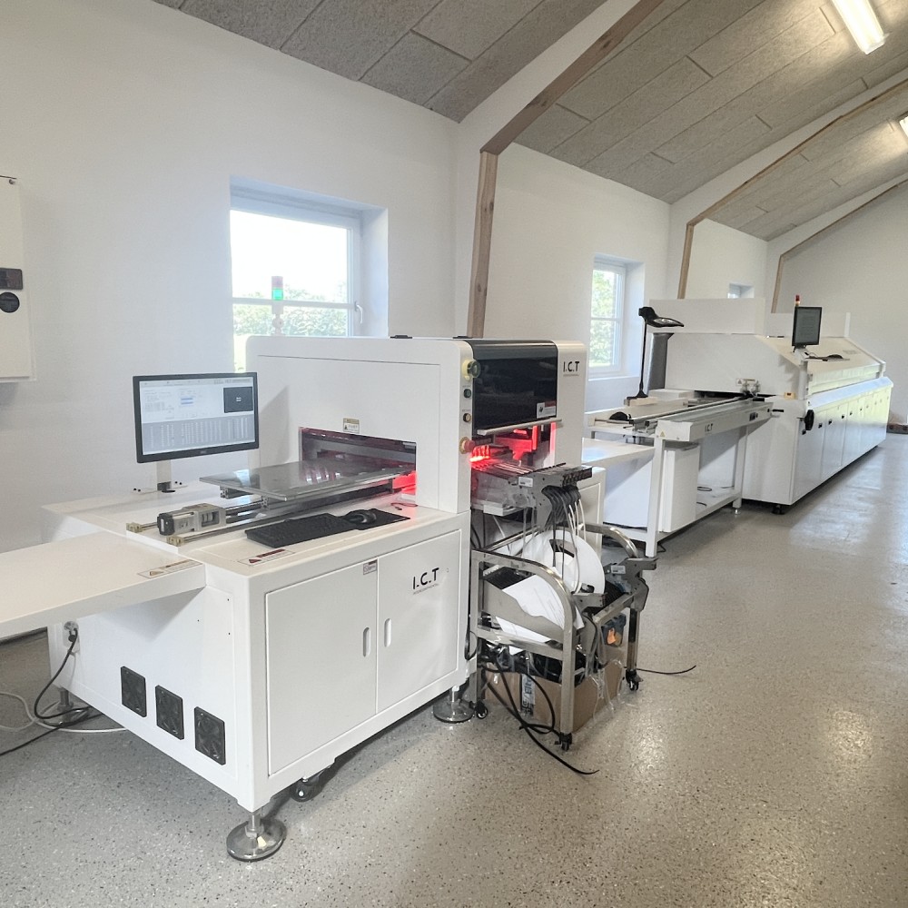 Fuldautomatisk SMT PCB Screen Stencil Printer Machine Automatisk Model ICT-5151 