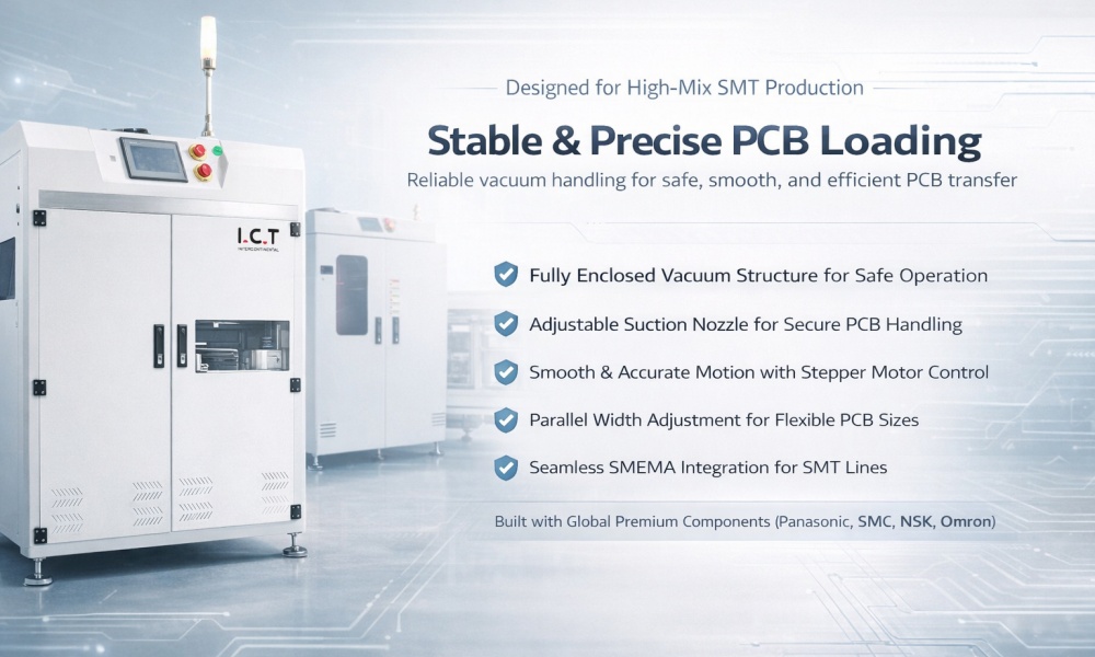 ICT PCB Magasin Vakuumsugel&aelig;sser