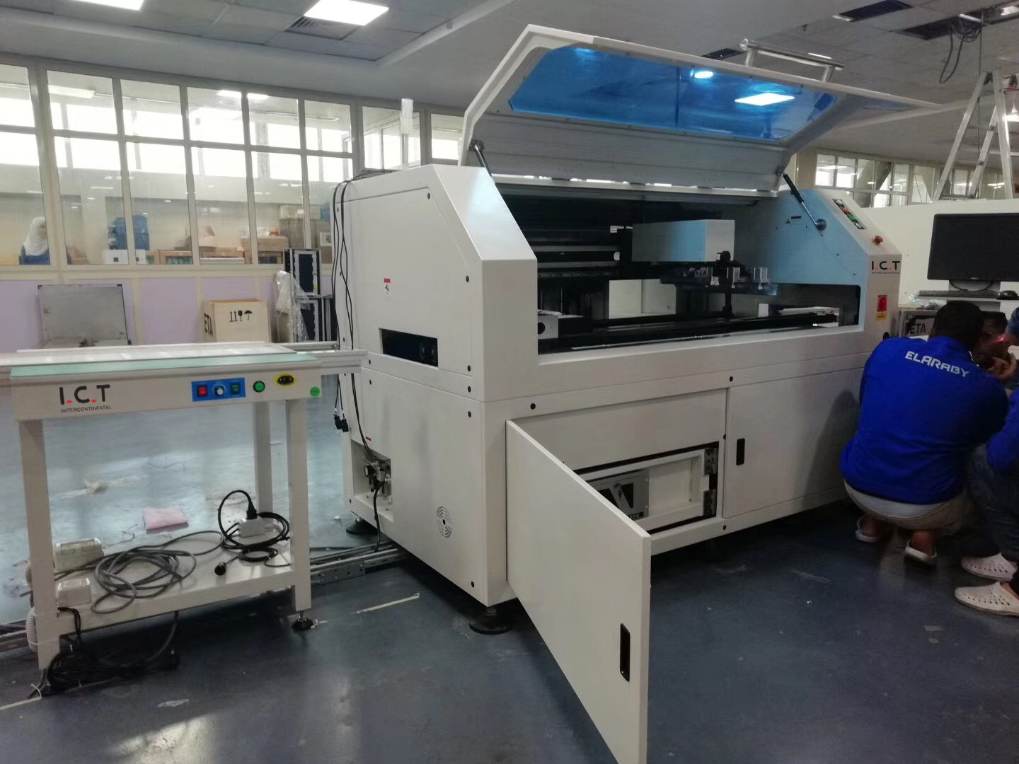 smt stencil printer maskine
