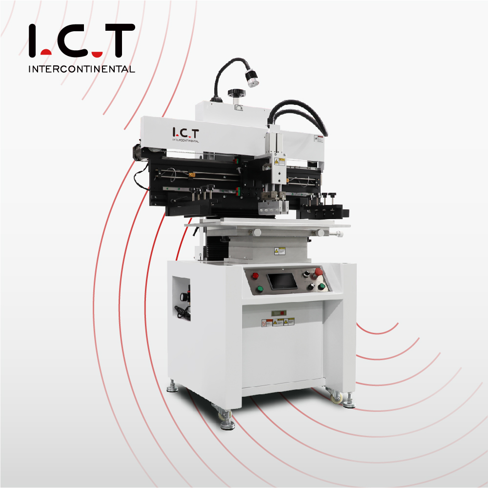 IKT |Halvautomatisk vakuumskærm Loddepastaprinter til påføring af lodde