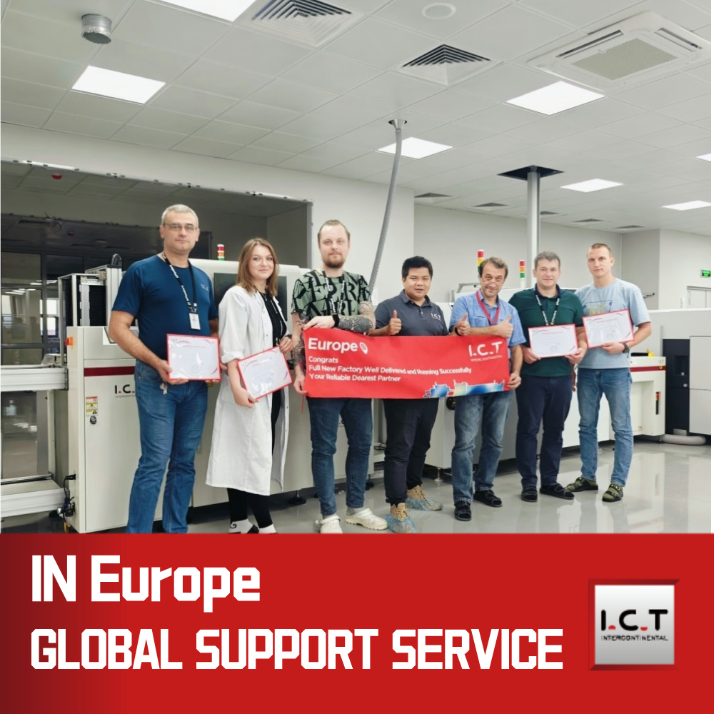 ICT-6561 | Fuldautomatisk PCB-printer Loddepasta-udskrivning SMT-maskine