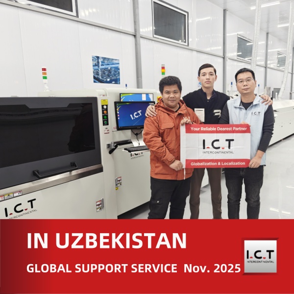 ICT leverer SMT- og DIP-linjer til PC-bundkortfremstilling i Usbekistan