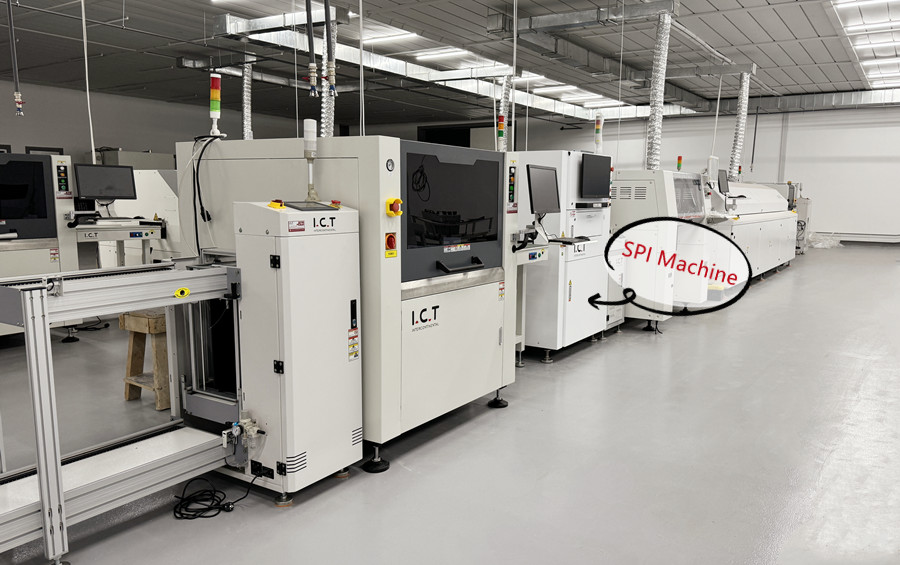 Fuldt smt produktionslinje med SPI
