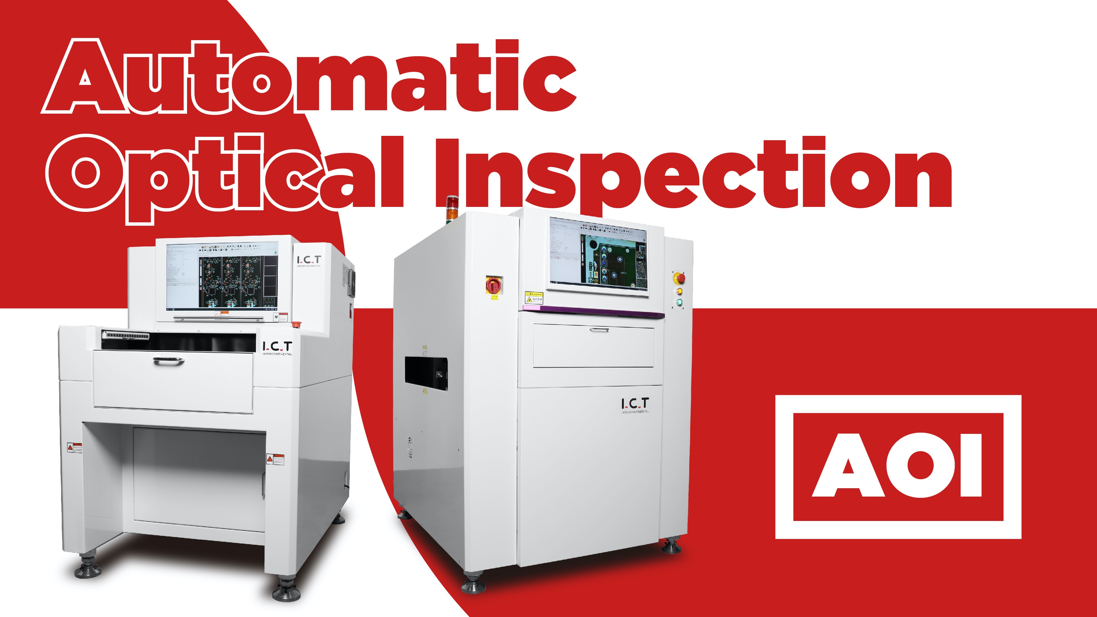 ICT SMT AOI Maskine
