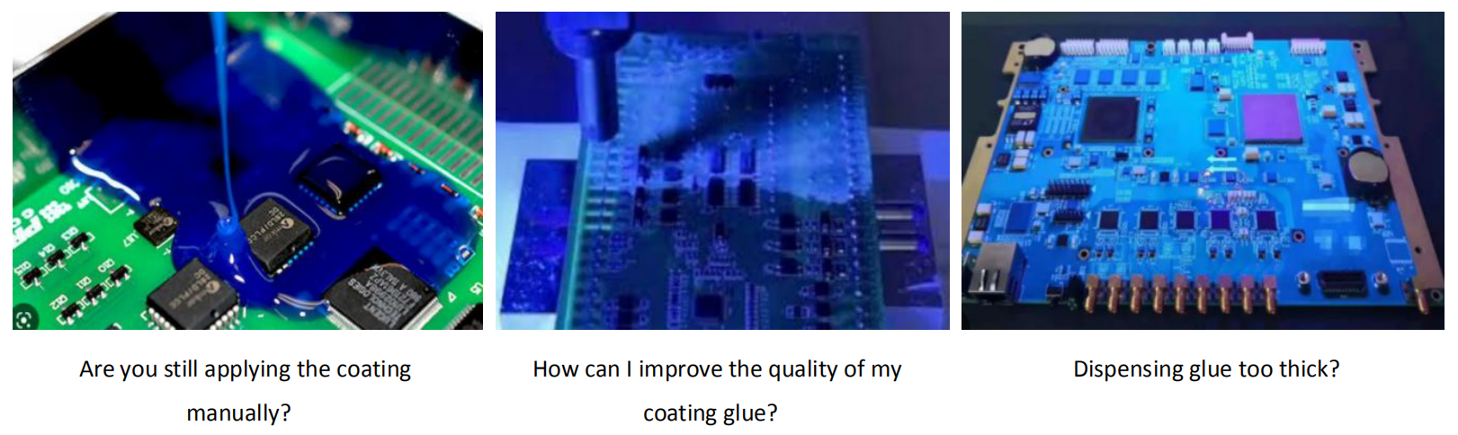 processen med PCBA Conformal Coating Machine