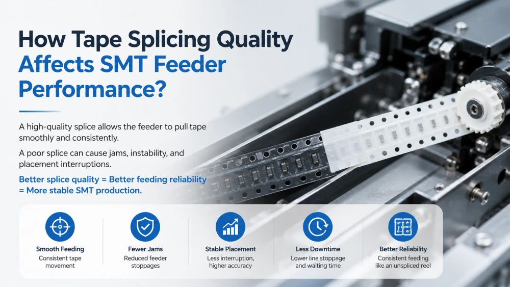 Hvordan tapesplejsningskvalitet p&aring;virker SMT Feeder Performance.webp