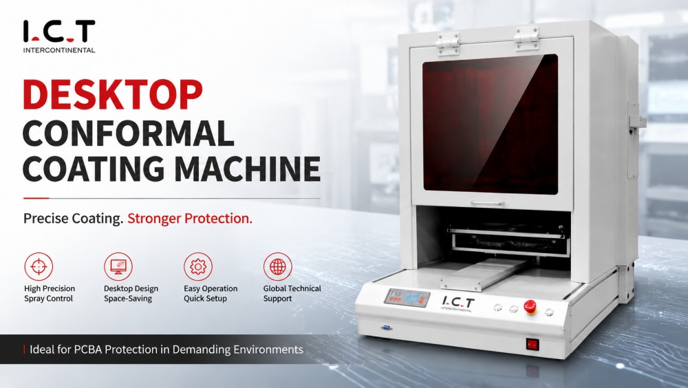 ICT Desktop coating maskine